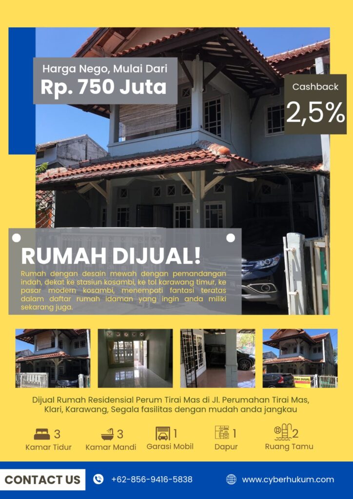 Rumah dijual